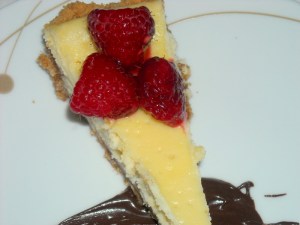 White Chocolate Raspberry Cheesecake